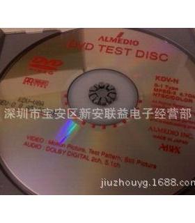 ABEX测试碟KDV-V10A 面振1.0MM DVD测试碟