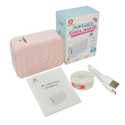 Mini Printer迷你热敏标签机便携家用打印机thermal printer