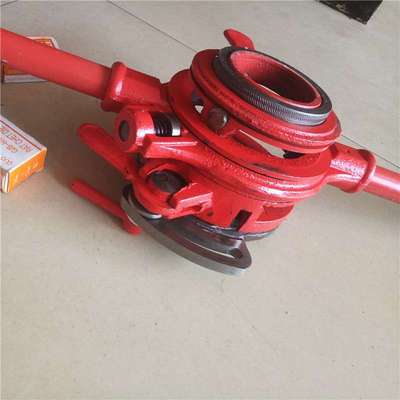 邦远牌92型手动套丝机轻型管子绞板水管套扣板牙扳手绞丝
