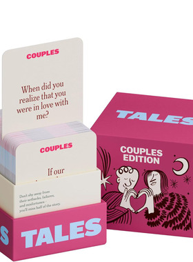 TALES 150 Conversation Starter Cards, Couples Edition cards