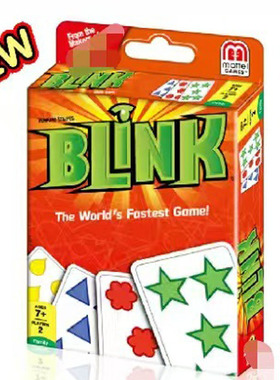 Reinhard Staupe's Blink Family Card Game match the shape toy