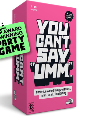 You Can't Say UMM…  A Party Word Game for Family and Adults