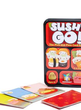 Sushi Go The Pick and Pass family Card Game for 2-5 players