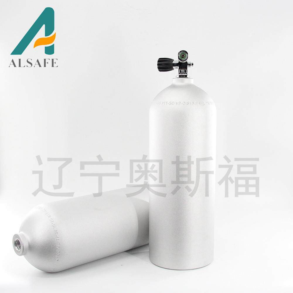 【奥斯福】厂家8L潜水气瓶铝合金气瓶潜水呼吸器