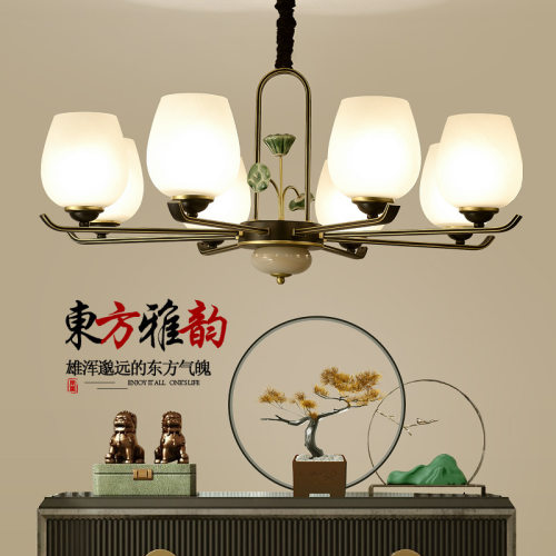 新中式吊灯客厅灯简约现代卧