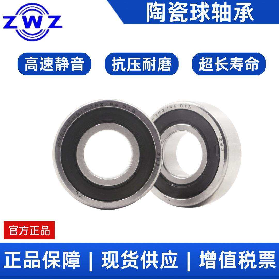 瓦房店雕刻机主轴陶瓷球轴承 H7202CHQ1-2RZ/P4密封自由配对