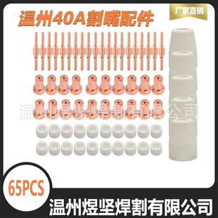 跨境套装65PCS 温州40A 加长PT-31 电极电嘴/瓷嘴/分流器 组合装