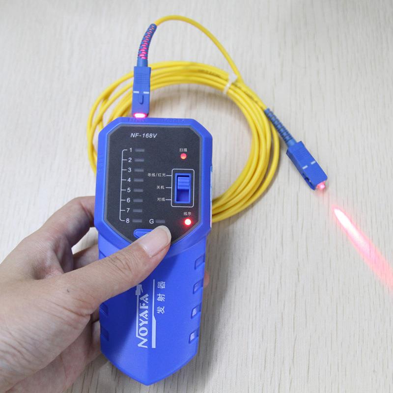 精明鼠NF-168V抗干扰寻线仪网络测线仪POE查线器红光寻线器