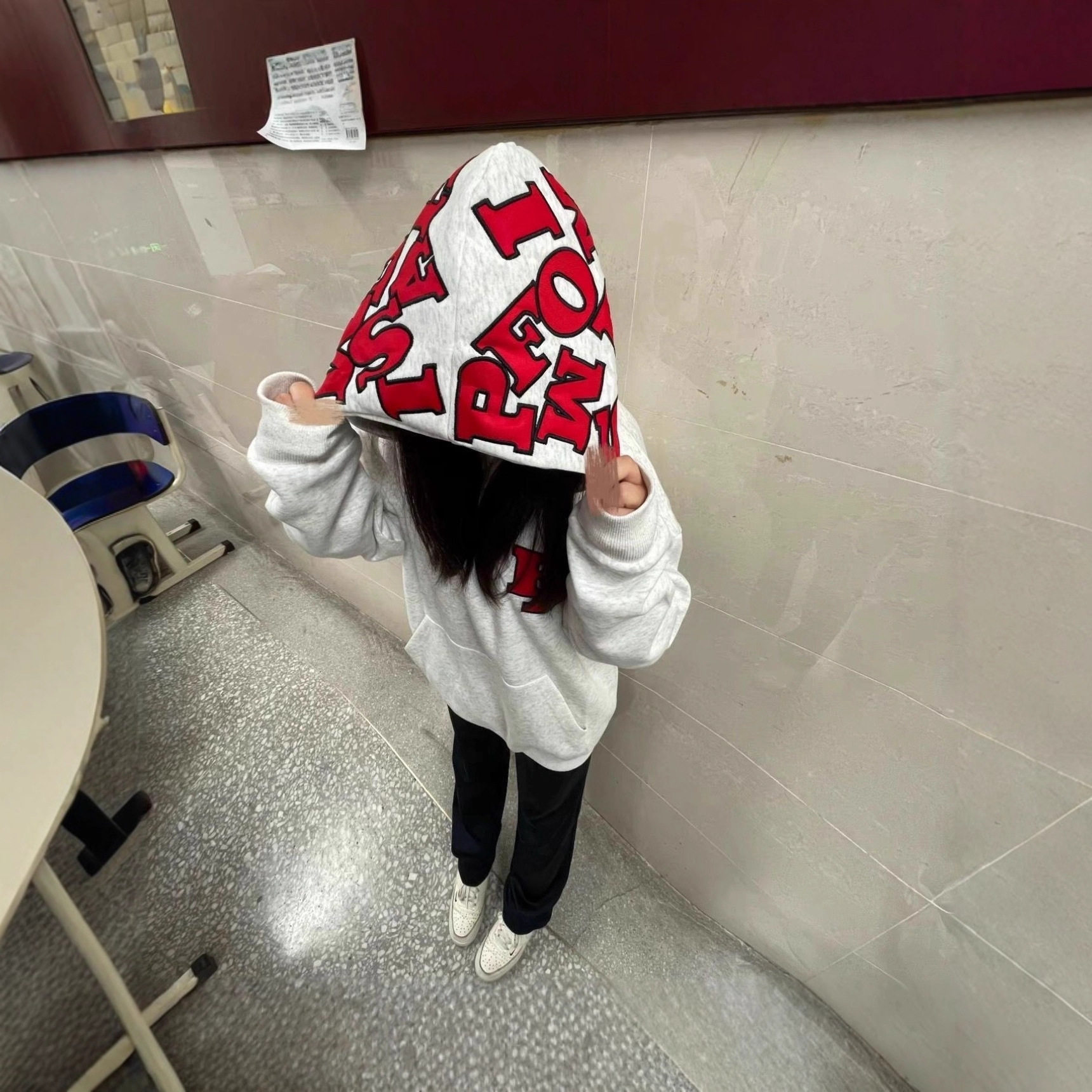 国潮美式潮流刺绣字母连帽卫衣男女秋冬季加绒加厚休闲百搭外套,女装/女士精品,皮裤,淘宝优惠券,粉丝福利购,淘宝优惠卷