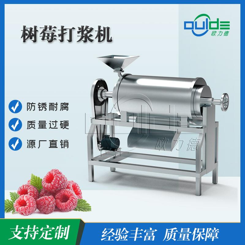厂家直供不锈钢水果打浆蓝莓草莓树莓打浆机渣分离大型单道打浆机
