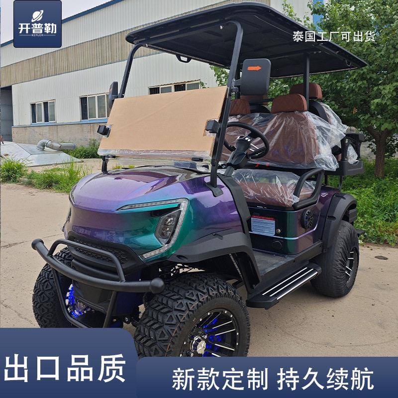 电动尔夫球车新款四座观光车旅游景区泰国工厂可发货尔夫球车