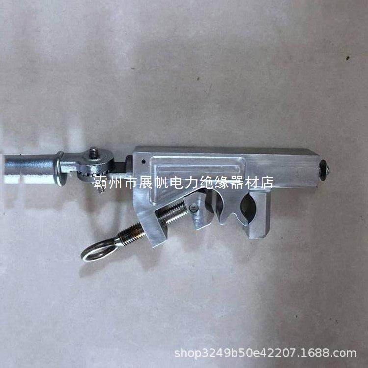 型电力拆装杆线锁线锁工具猴头垂直高压线夹夹头引线锁杆夹夹双头