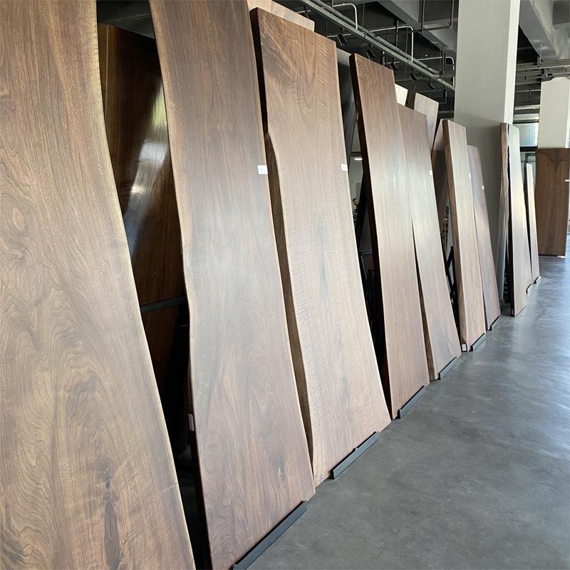 北美黑胡桃木大板原木茶桌茶台工作台桌面板书桌板实木板桌板