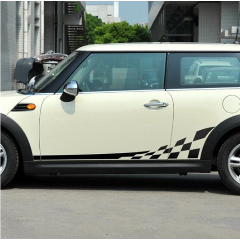 适用于宝马Mini Cooper R56 R50 R52 R53 F56 R60侧裙车贴贴纸A83