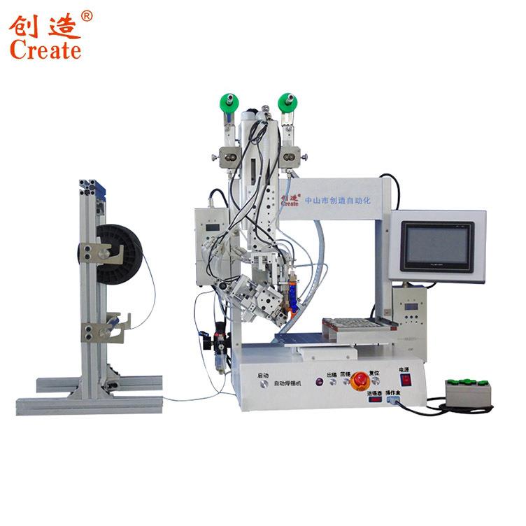 全自动高精度焊线机 机器人线缆焊接设备 智能送料检测系统设备