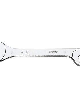 公制双开口扳手 15°和 75°紧凑斜口扳手 开口3.2mm 34.3,2