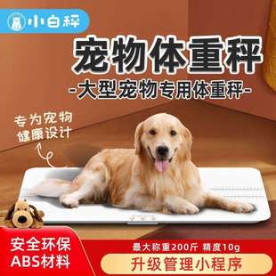 小白秤大型宠物电子体重秤犬狗狗称重器高精度