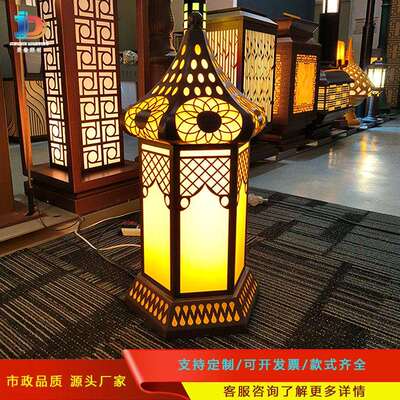 特色户外草坪灯庭院小区别墅花园景观装饰灯新中式园林LED草地灯