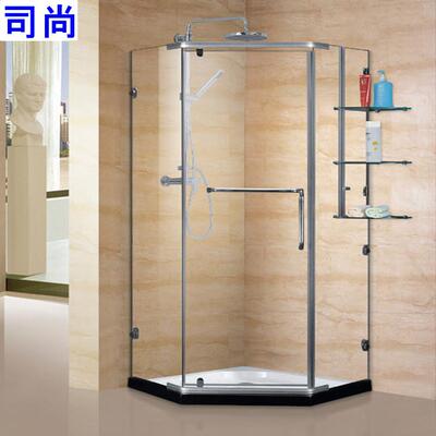 厂家直销钻石形淋浴房 浴室钢化玻璃沐浴房带石基隔断 S6037