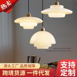 美式工业风玻璃单头床头吧台民宿前台小洋楼工作室卧室餐厅吊灯