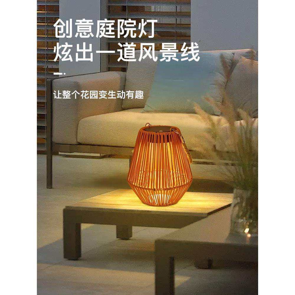 太阳能花园装饰灯景观庭院户外庭院灯手工藤编灯笼民宿酒店灯,鲜花速递/花卉仿真/绿植园艺,割草机/草坪机,淘宝优惠券,粉丝福利购,淘宝优惠卷