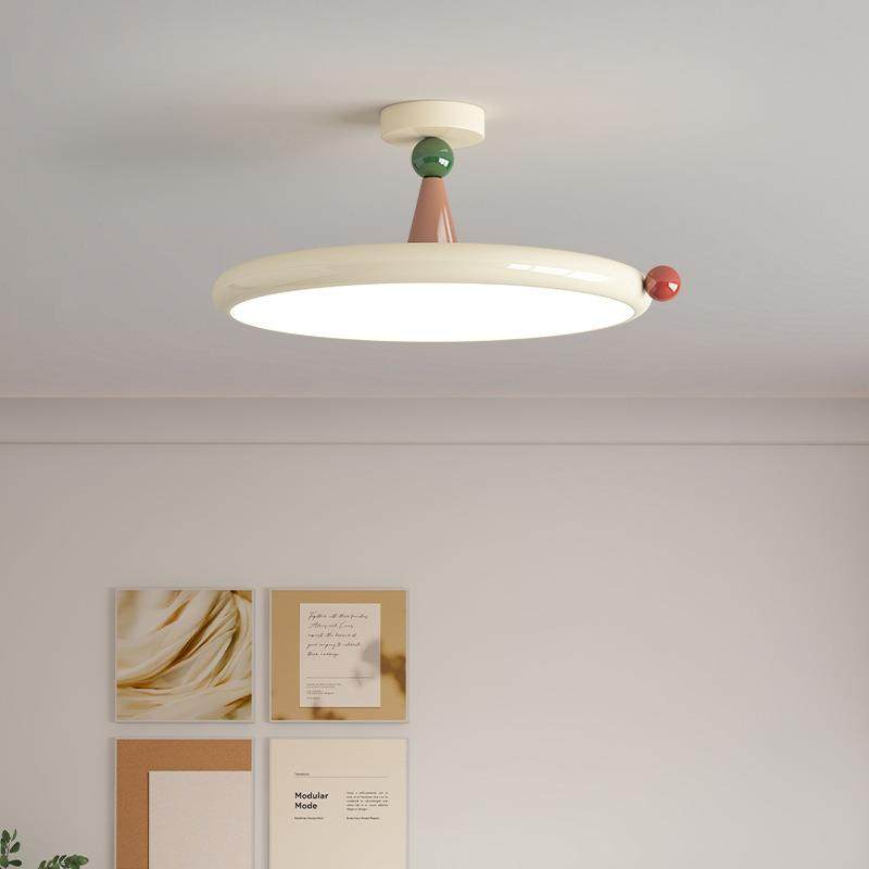 法式奶油风卧室吊灯儿童房护眼书房灯简约现代新款飞碟房间吸顶灯,鲜花速递/花卉仿真/绿植园艺,割草机/草坪机,淘宝优惠券,粉丝福利购,淘宝优惠卷