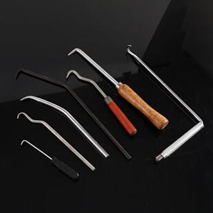 厂家直供不锈双节钢扎钩丝绑钢筋工具手动打孔勾实心钢筋扎勾