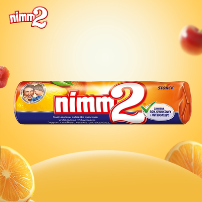 【26年9月】nimm2二宝含维生素C夹心硬糖孖宝糖休闲糖果零食50g