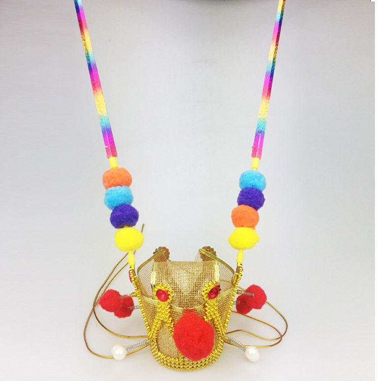 孙悟空衣服头饰发光紫金冠发光状元帽齐天大圣头冠美猴王帽子皇冠