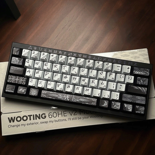 风键帽堕天使复刻五面热升华原厂高度迈从小蜜蜂ace68wootingv2