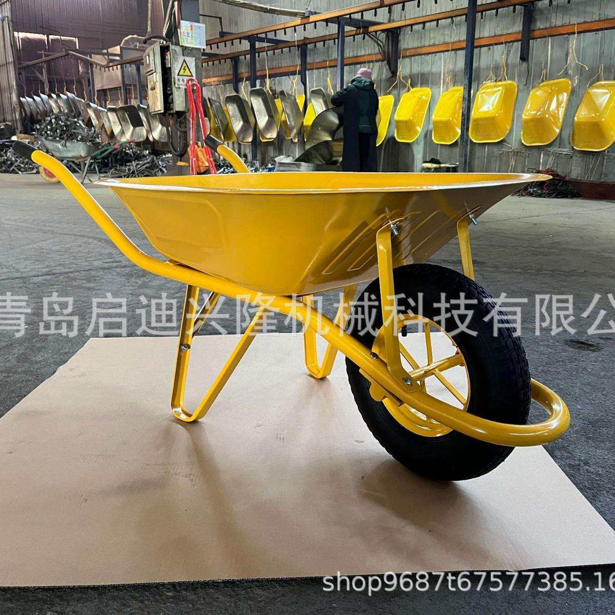 独轮手推车农用WB6400小推车厂家建筑工具工地泥沙土推车