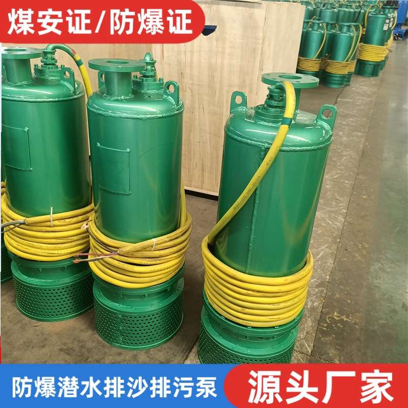 BQS400-180/3-315KW防爆泵1140v660v泥浆泵矿用隔爆型潜水排沙泵