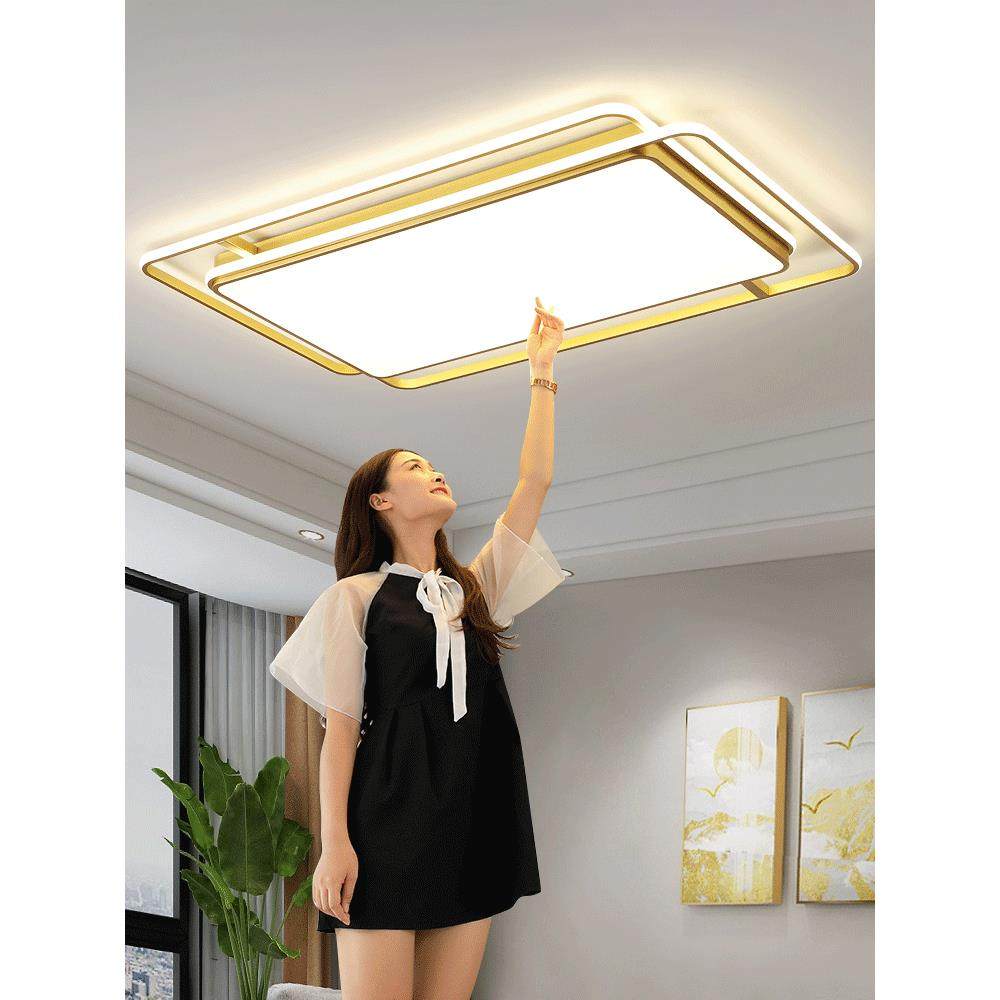 客厅灯简约现代大气家用长方形led吸顶灯2025年新款轻奢北欧灯具,鲜花速递/花卉仿真/绿植园艺,割草机/草坪机,淘宝优惠券,粉丝福利购,淘宝优惠卷