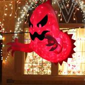 跨境亚马逊货源万圣节充气气模装 饰窗户户外悬挂庭院装 饰布置道具