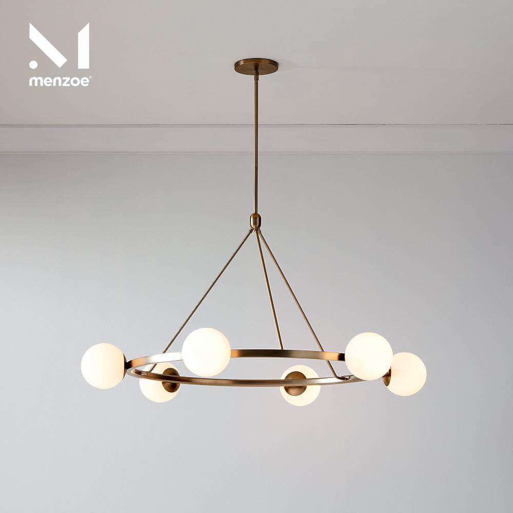 北欧客厅吊灯魔豆美式复古简约时尚工业中古轻奢法式餐厅卧室吊灯