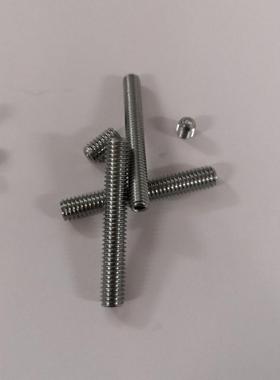 SUS304不锈钢 GB80 DIN916内六角凹端紧定止付机米螺丝M1.6M2系列