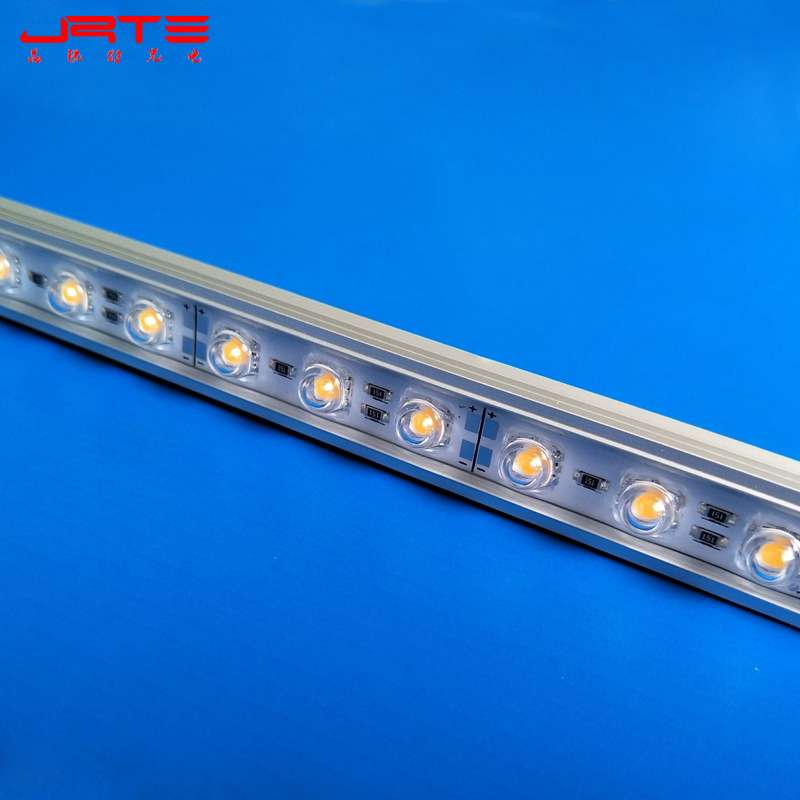 LED硬灯条5050 铝槽透镜灌胶防水12V/24V低电压线性线条60灯