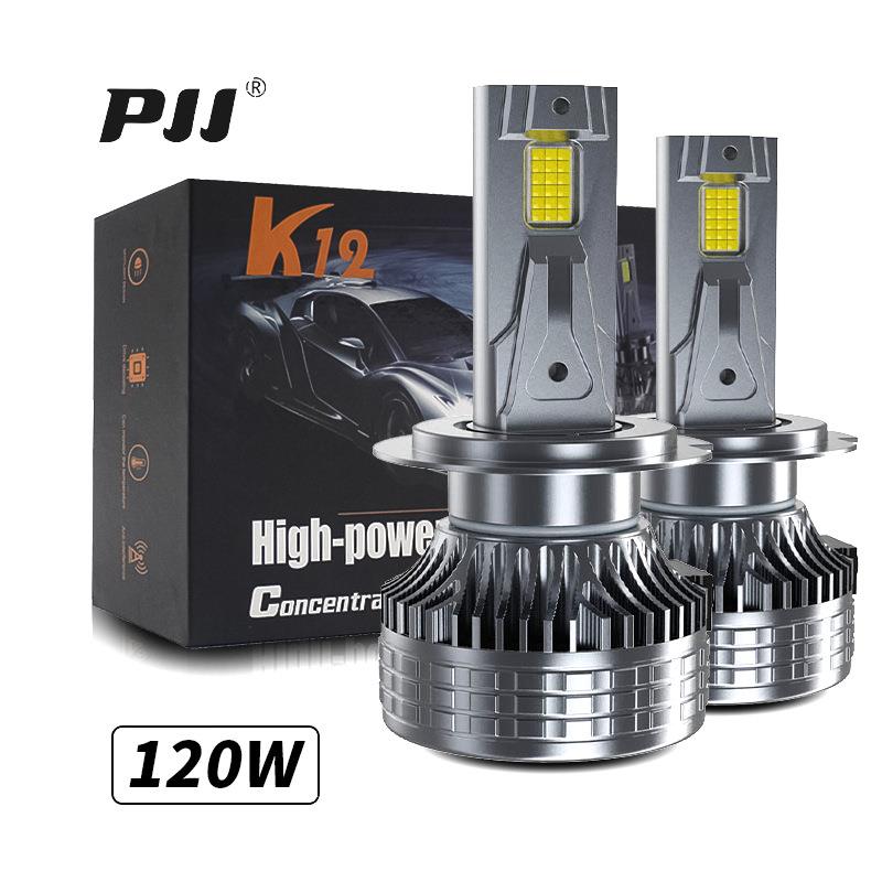 大功率双铜管120W超亮h1远聚h3光汽车h11前大灯9005H7汽车led大灯