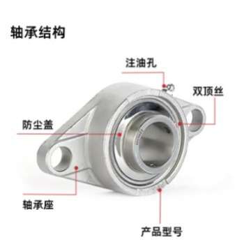 不锈钢外球面轴承座菱形SFL201~218 202 203 204轴壳规格齐全