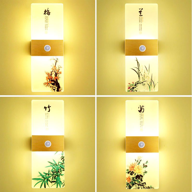 小夜灯老人起体感应壁灯