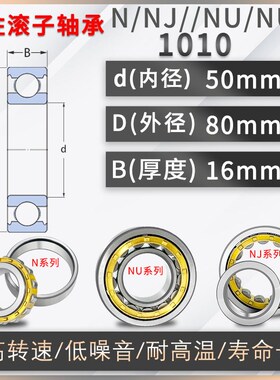 日本进口圆柱滚子轴承 NJ/NU/N 1009 1010 1011 1012 1013--ECM