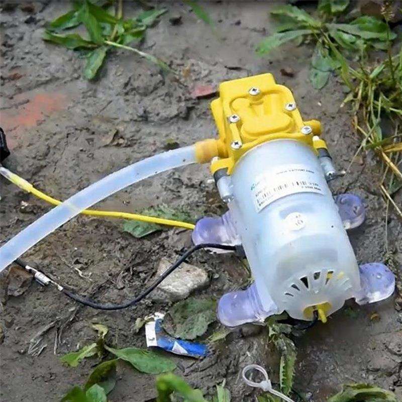 微型水泵电动隔膜泵小型抽水泵 家用增压泵12v高压喷雾小泵自吸泵