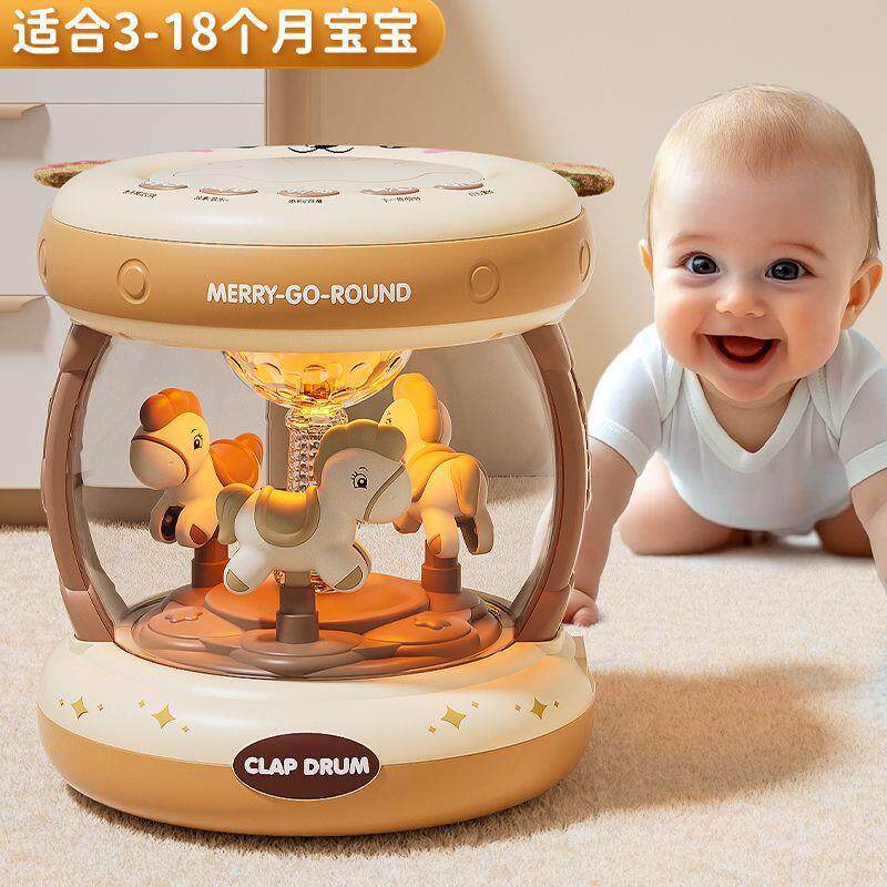 手拍鼓婴儿0一1岁玩具宝宝音乐拍拍鼓早教益智2-3儿童6个月以上九