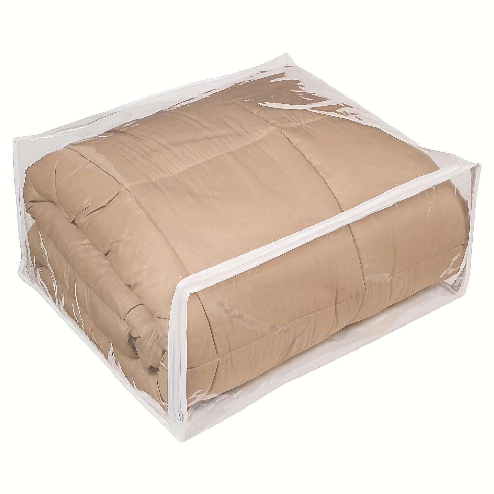 亚马逊爆款 5件套 PVC加厚收纳袋 透明棉布袋 床下袋