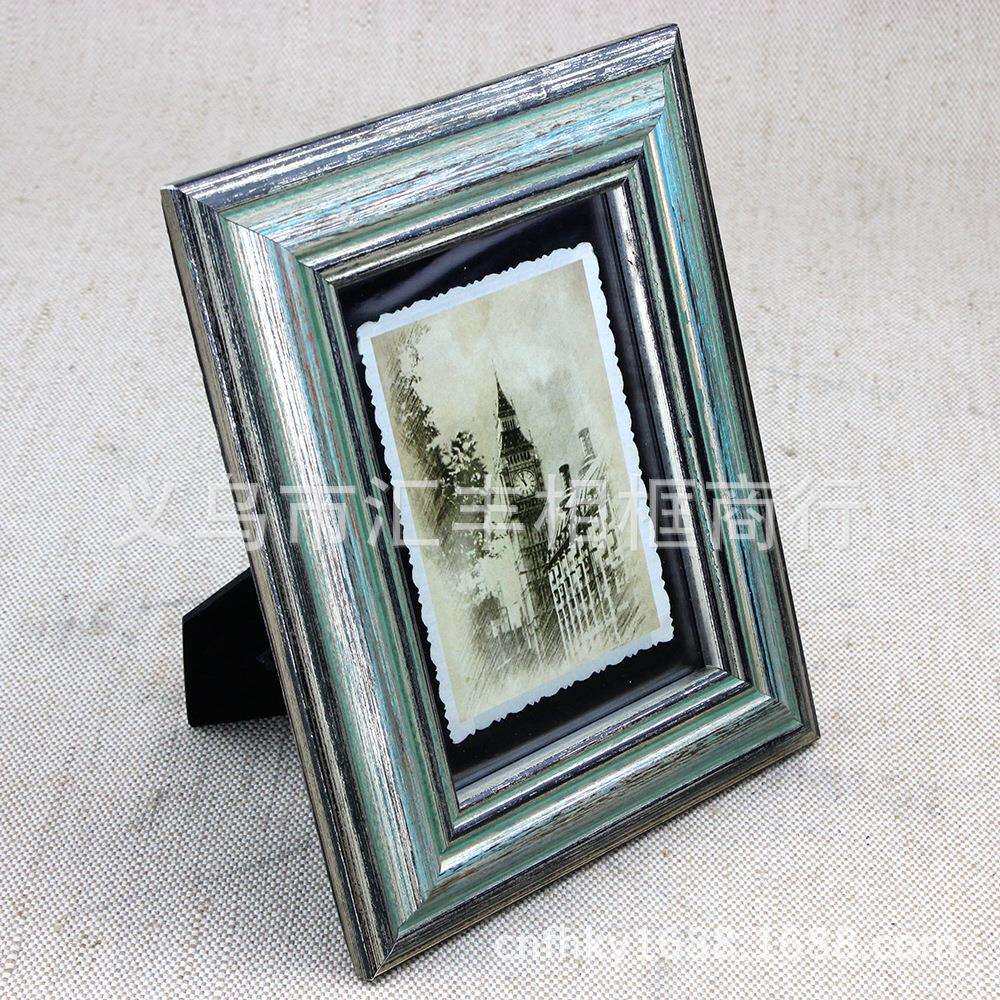 汇丰框业厂家直销创意简约实木相框复古组合修饰木质相框