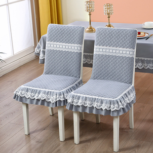 防滑椅子套靠背一体全包餐椅保护套 椅套罩通用高级餐厅凳子套新款