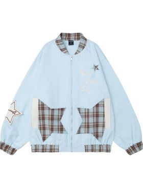 Fudge Pink 2025春季新款实拍复古可爱简约宽松夹克外套