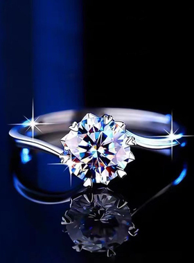 1克拉仿真钻情侣对戒3