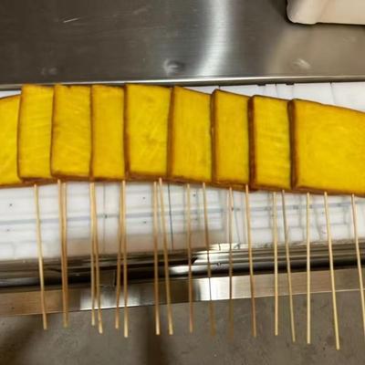 土司穿串机全自动穿串机商用穿串机工厂专用油炸土司片穿串机