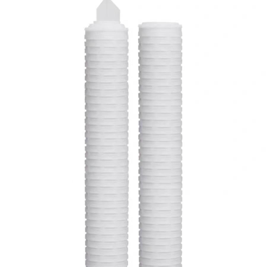 水处理精密过滤器PP棉滤聚丙烯微孔折叠水滤芯 20寸 30寸 40寸